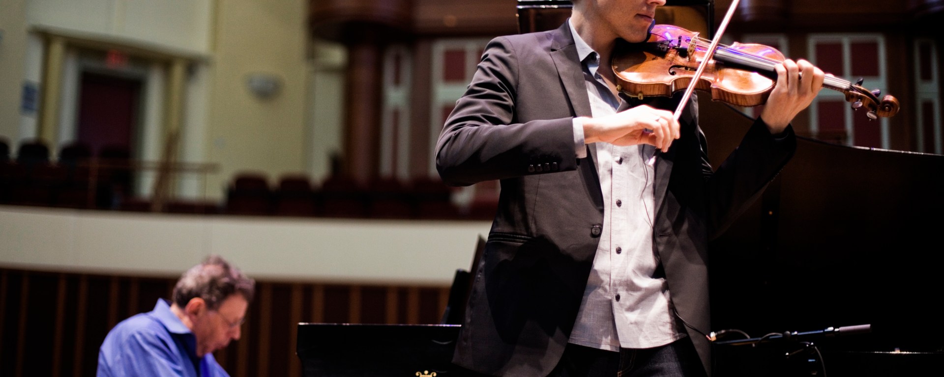 Philip Glass and Tim Fain